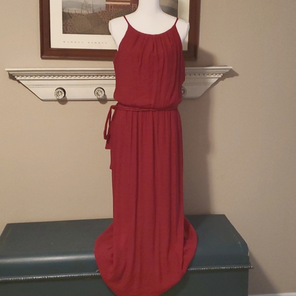 Tacera Red Maxi Dress